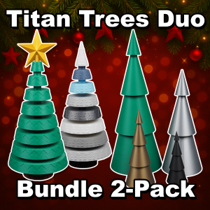 Titan Trees Duo: Twist & Taper Trees